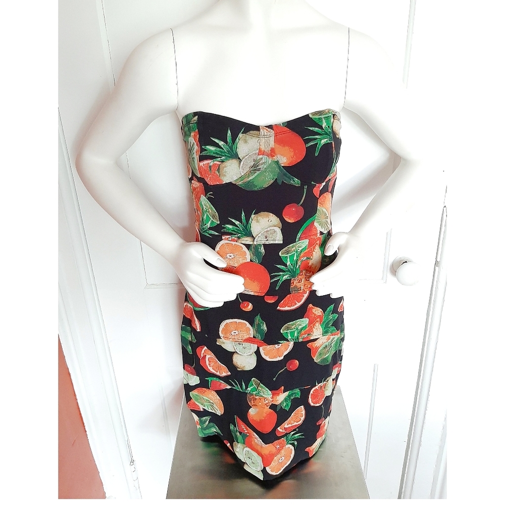 🍍Aritzia Talula Fruit Print Mini Dress